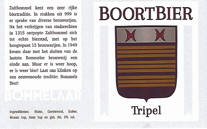 Etiket Boort Bier